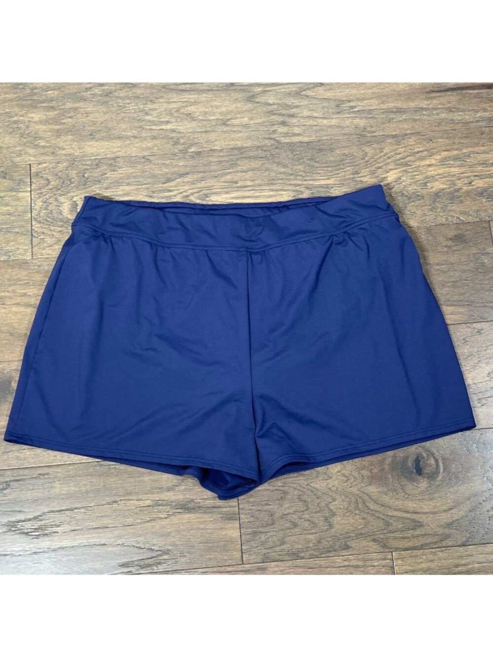 LANDS' END Swim Shorts Navy Blue Sz 18W NWOT